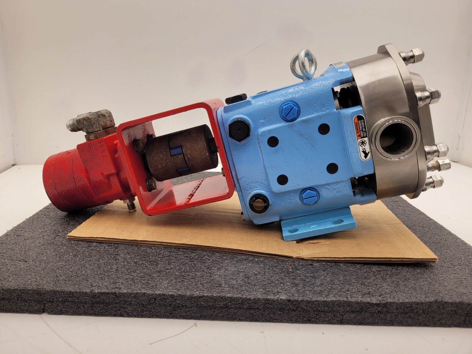 Waukesha Cherry-Burrell SPX 018 U2 R1 Stainless Steel Positive Displacement Pump