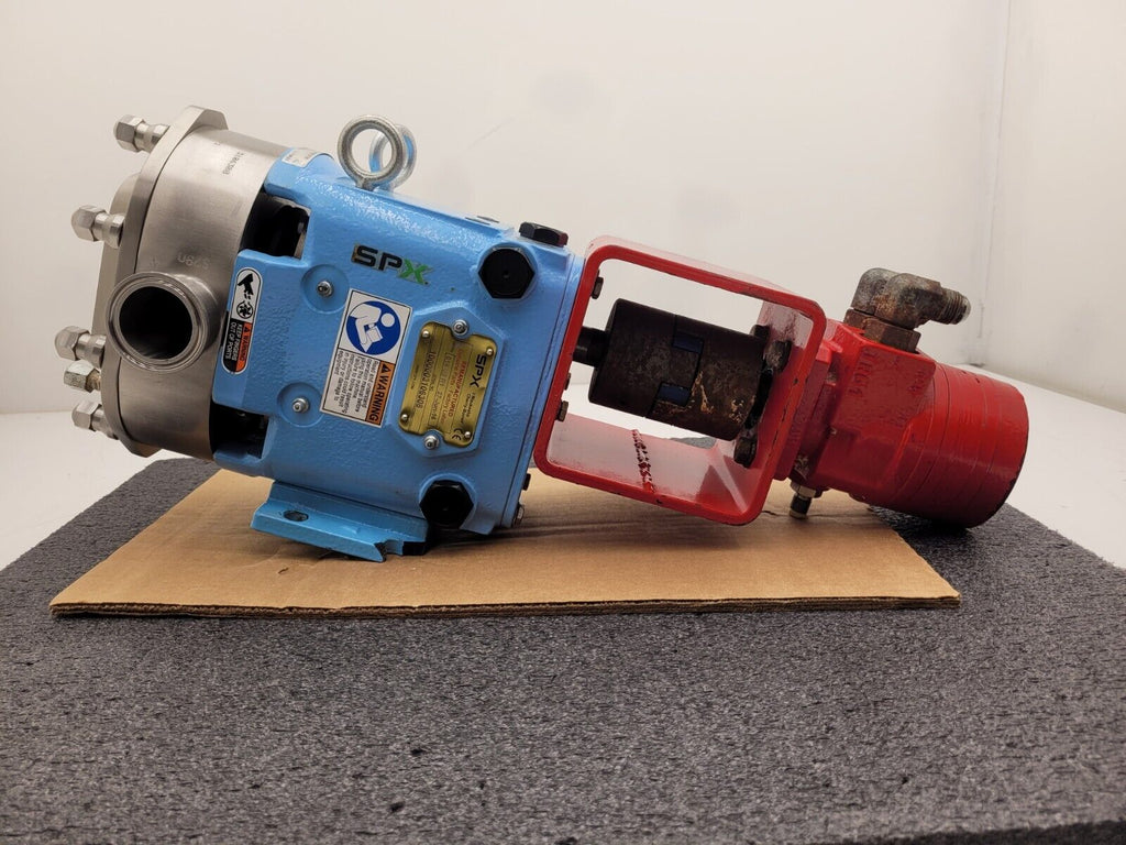 Waukesha Cherry-Burrell SPX 018 U2 R1 Stainless Steel Positive Displacement Pump