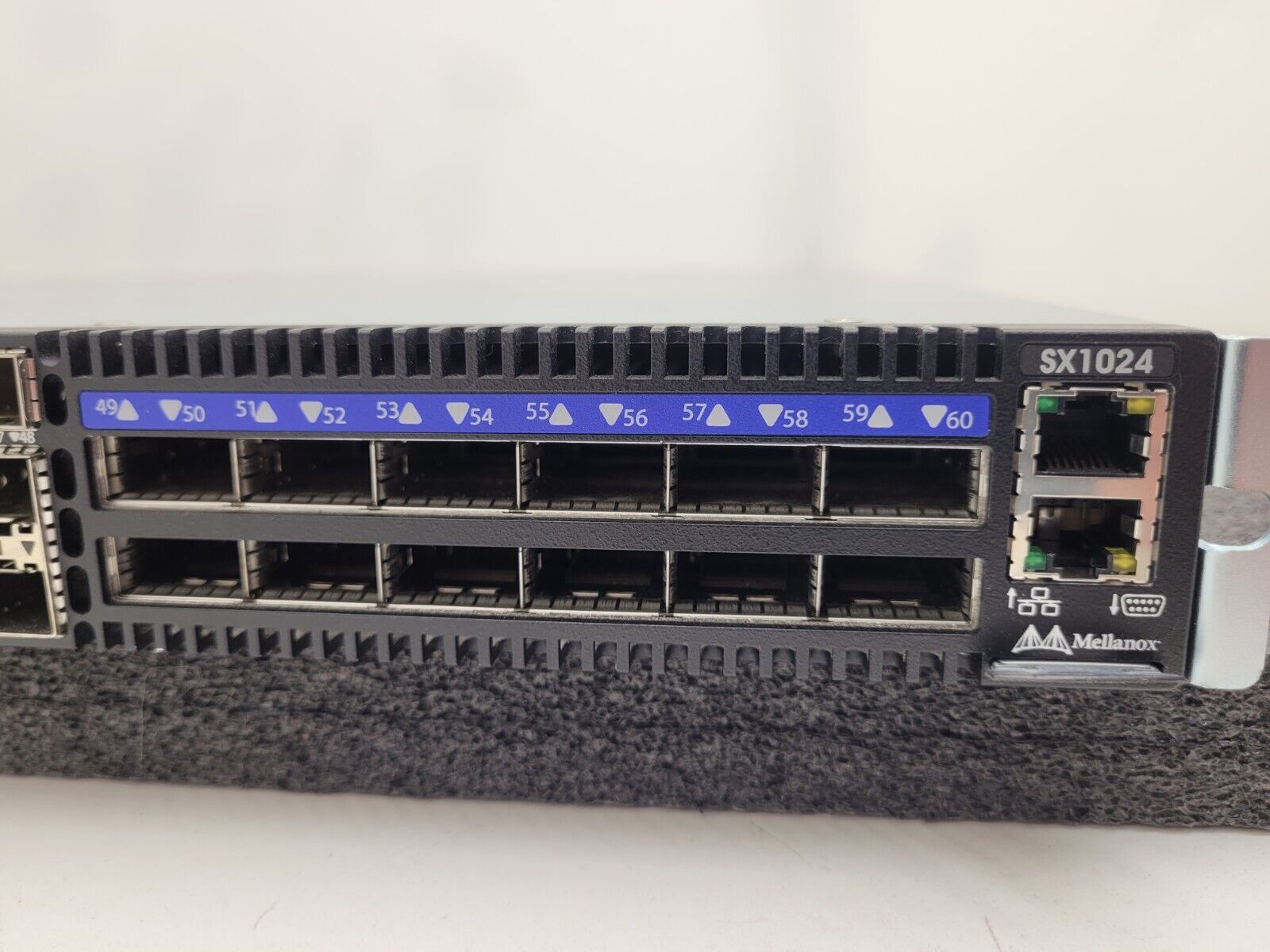 Mellanox SX1024 48Port 10G SFP+ 12x40G QSFP Switch Tested Working 1 Noisy Fan