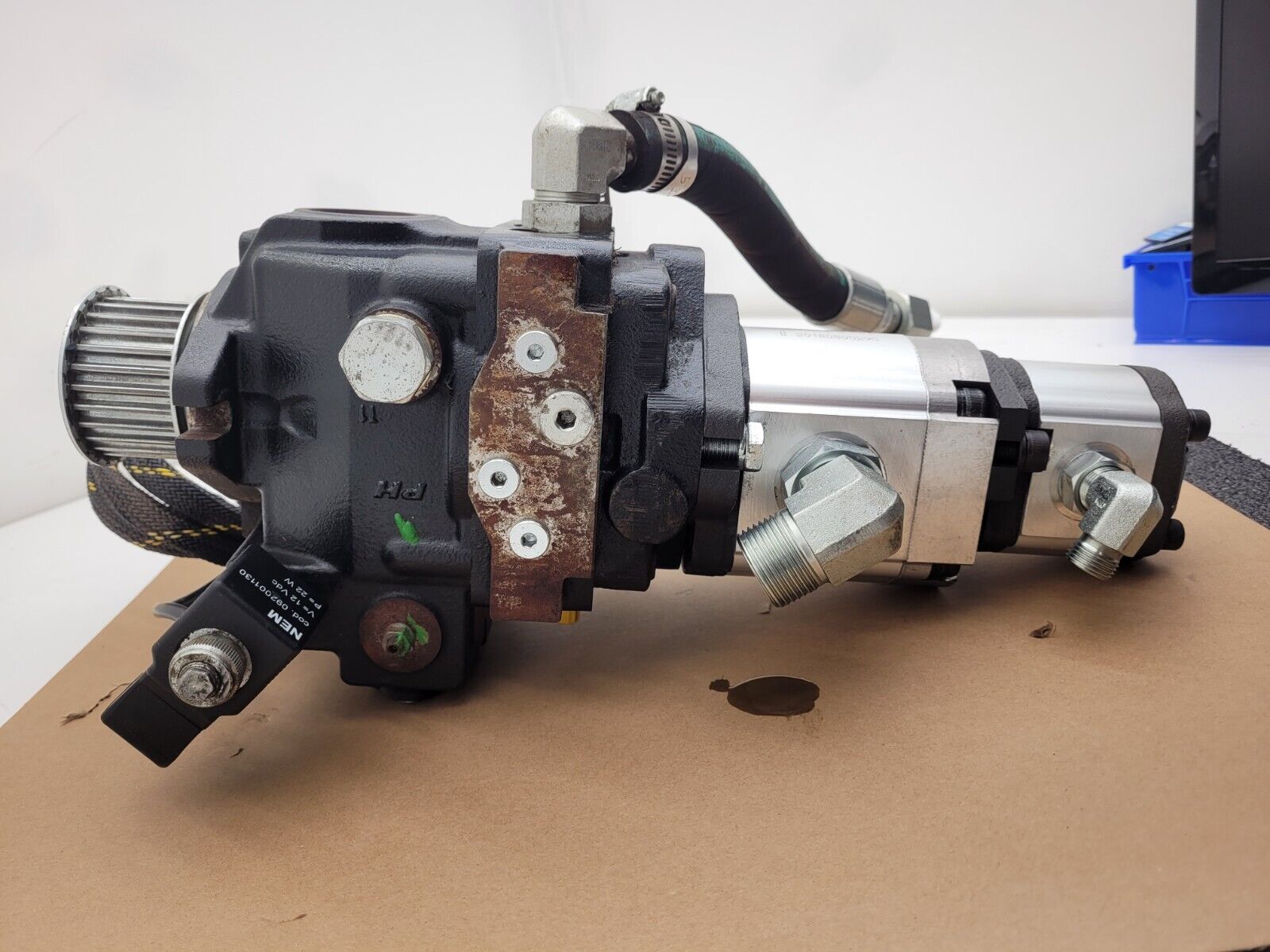 Poclain Hydraulics B47581S 3x Hydraulic Pump Stack CCW Rotation C