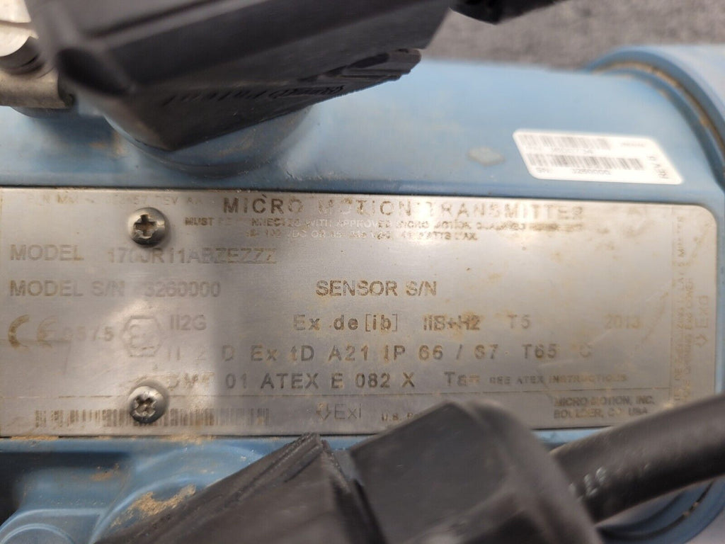 Micro Motion Mass Flow Coriolis Meter Sensor RO50S113NQBZEZZZZ Transmitter 1/2"