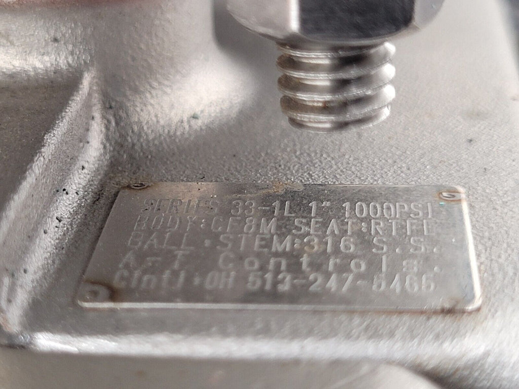 A-T Controls Series 33-1T 1" 1000PSI 3-Way Valve Air Triad Controls 2R40DA B