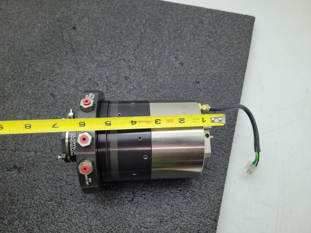 Professional Instruments 6565 Air Bearing Spindle Tested Spins Smoothly C