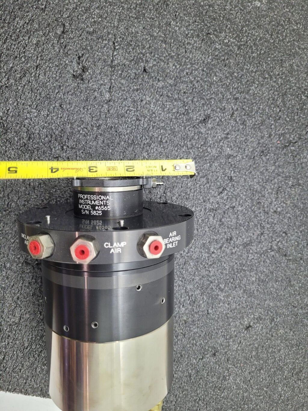Professional Instruments 6565 Air Bearing Spindle Tested Spins Smoothly C