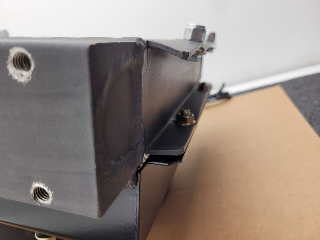 American Cooling Systems Hydraulic Oil Cooler Radiator 24714AM + 12VDC Fan B