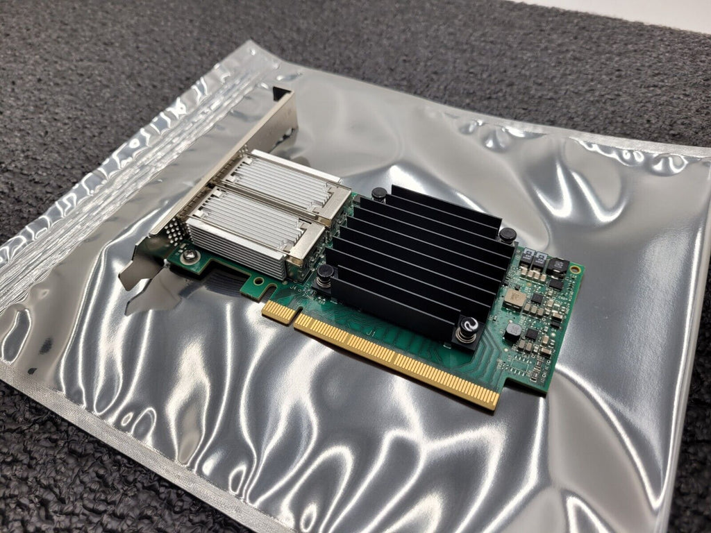 MCX416A-CCAT Mellanox ConnectX-4 100GbE CX416A Dual-Port PCIe NIC Full Height