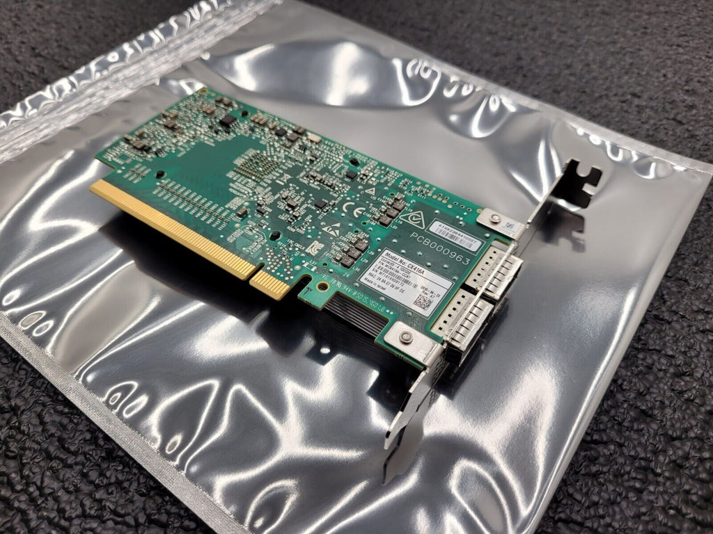 MCX416A-CCAT Mellanox ConnectX-4 100GbE CX416A Dual-Port PCIe NIC Full Height