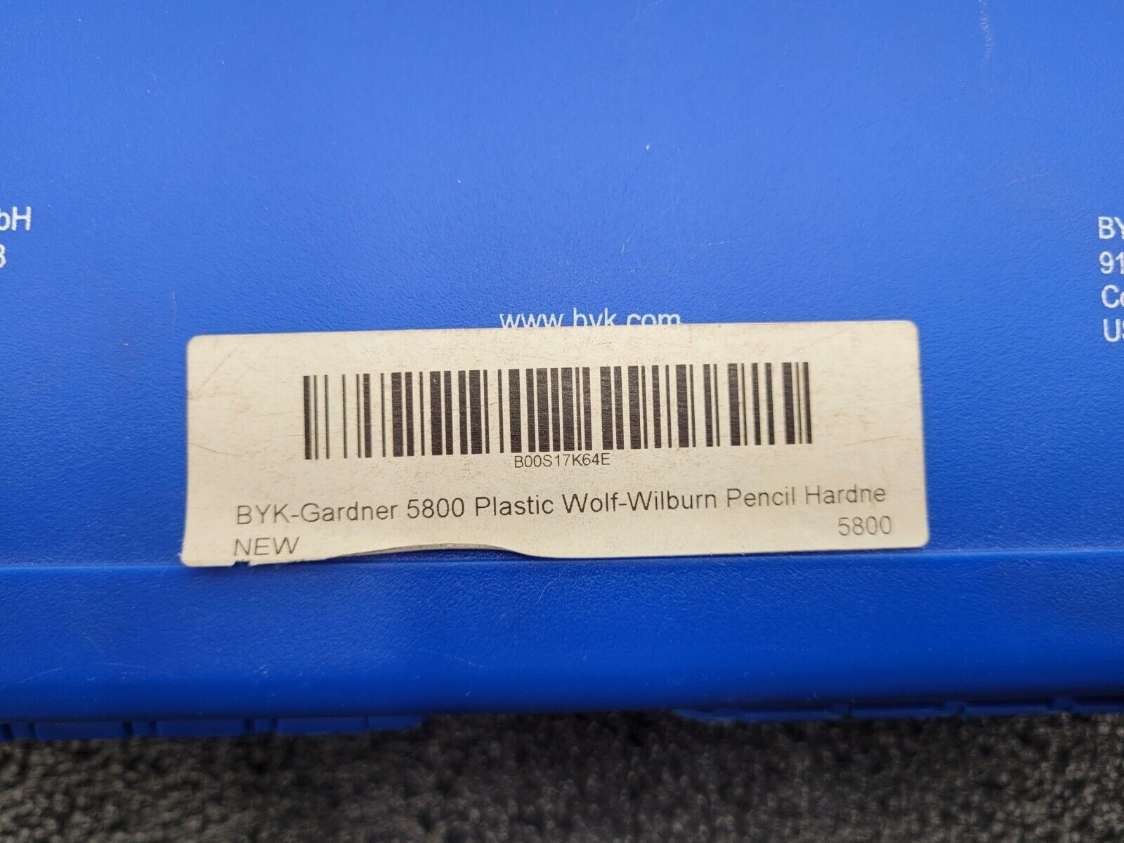 BYK 5800 Wolff-Wilborn Pencil Hardness Tester with Case