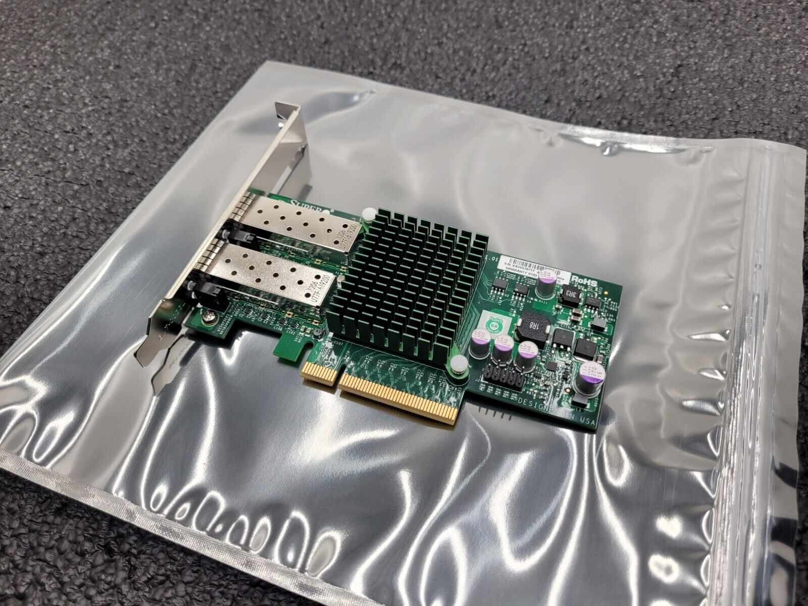 AOC-STGN-I2S Supermicro Dual-Port 10 Gigabit Ethernet Adapter Standard Height