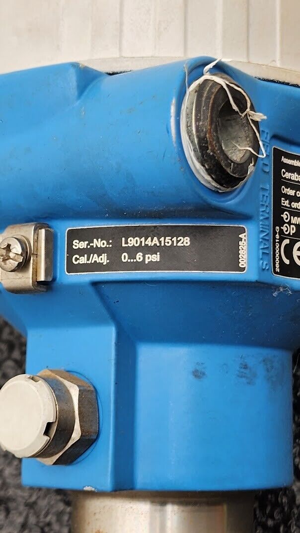 Endress+Hauser PMC51-E811/0 Cerabar M -6 to 6PSI Pressure Transmitter Unit C