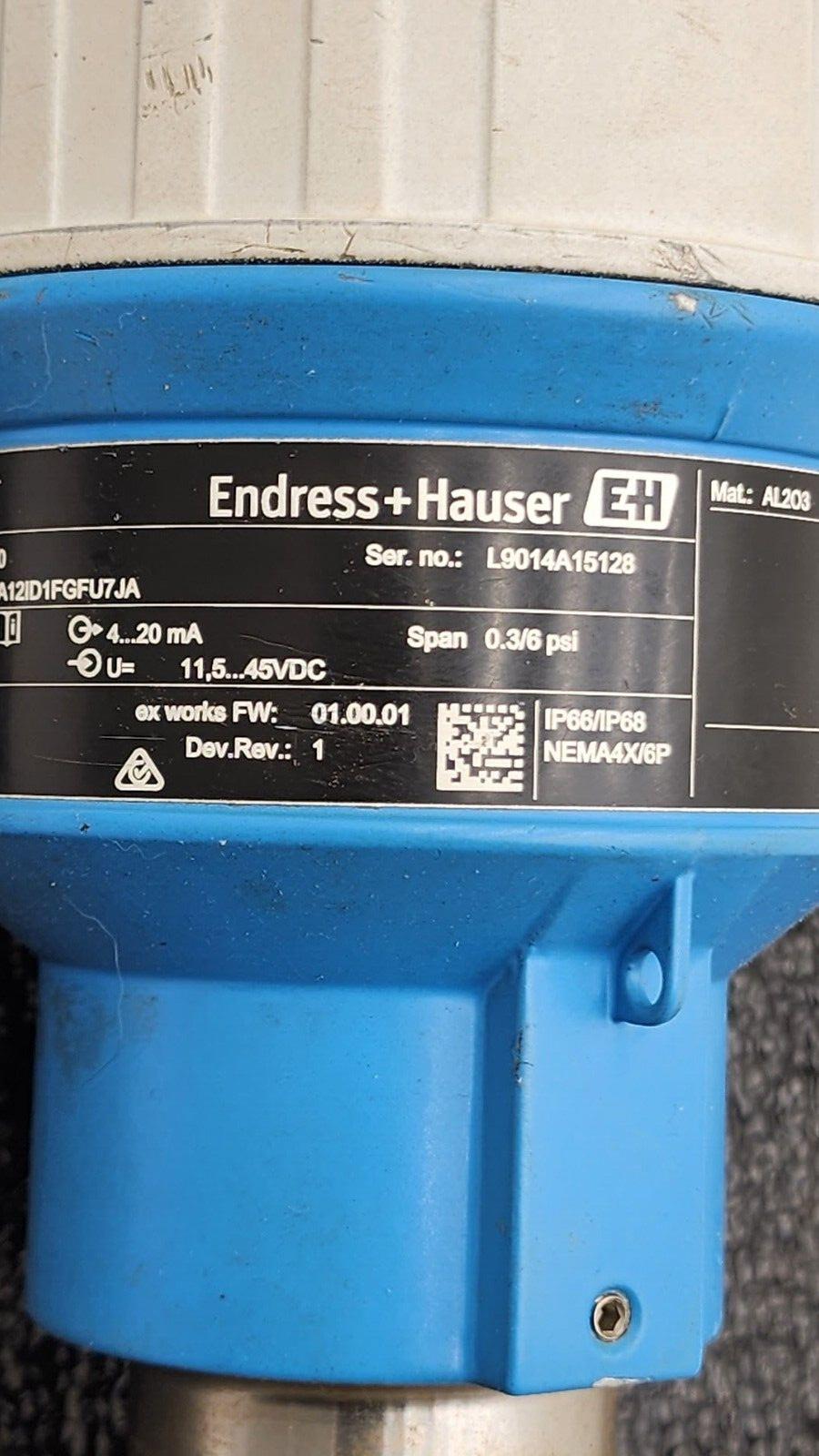 Endress+Hauser PMC51-E811/0 Cerabar M -6 to 6PSI Pressure Transmitter Unit C