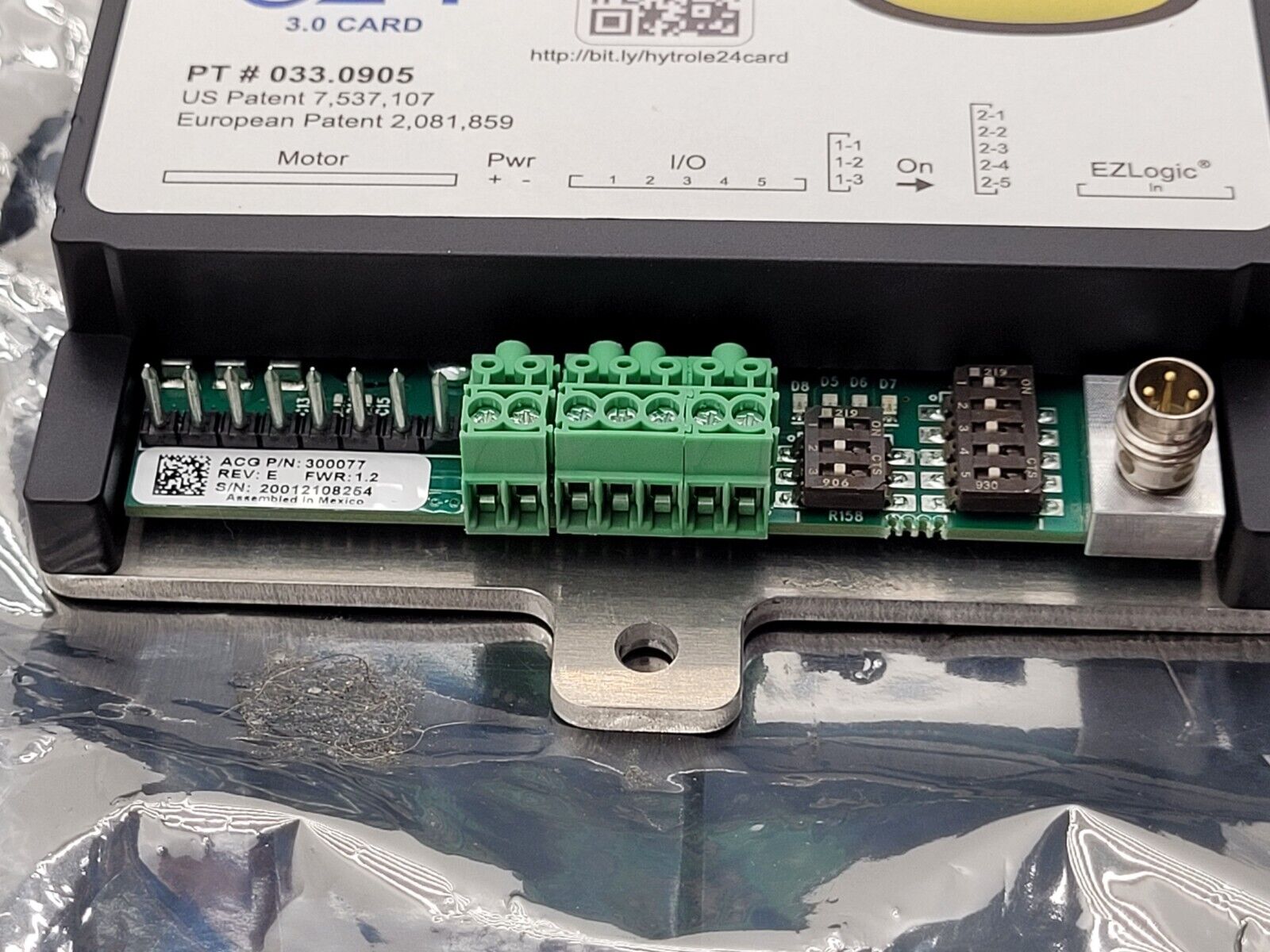 HYTROL UNIDRIVE MOTOR CONTROL 033.0905 0330905 E24 24VDC Motor Control 300077