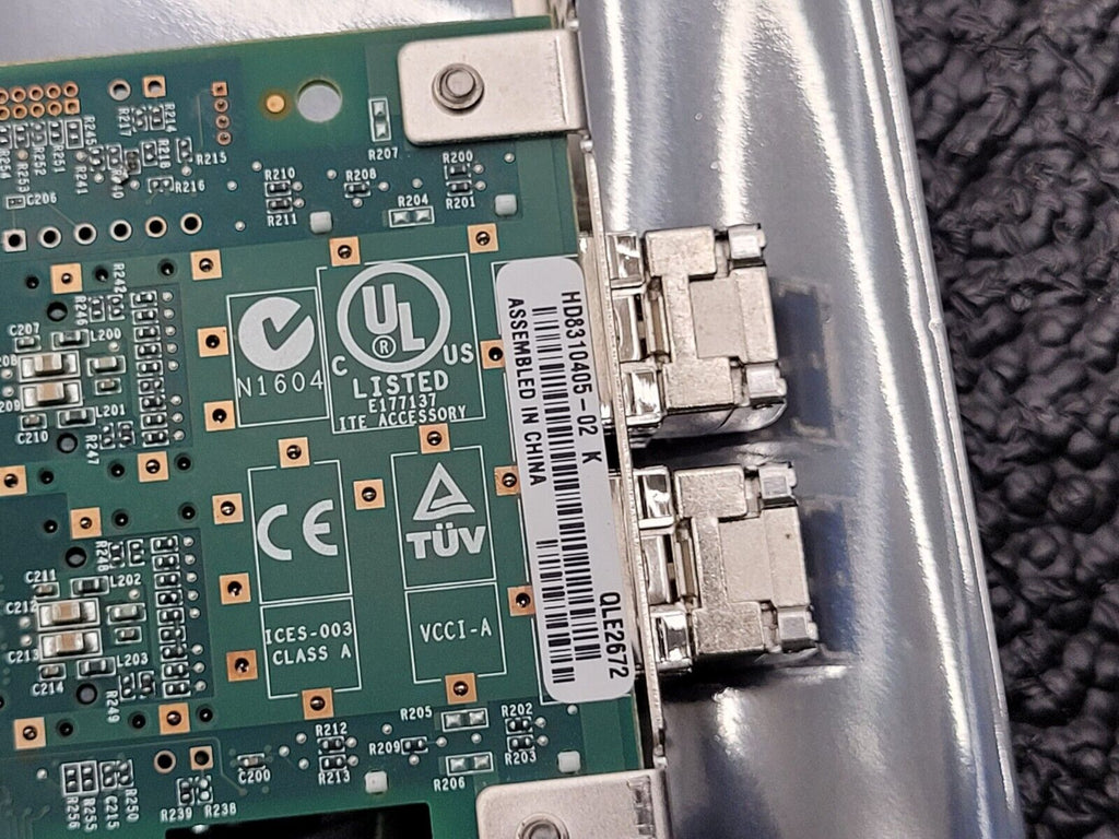 QLE2672 QLOGIC SANBLADE 16GB FC DUAL PORT PCIE HBA HD8310405-02