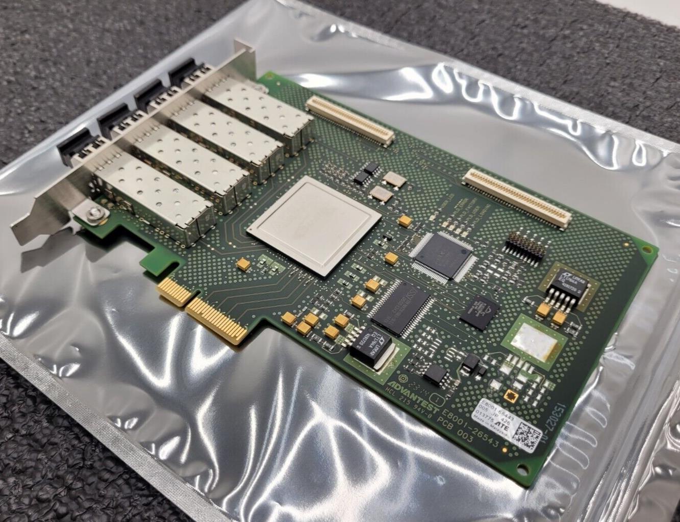 Advantest E8001-66443 FC Fibre Channel 4 Port ATE Card