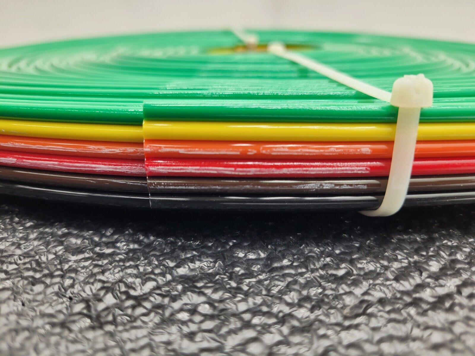 5WMP 95A Polyurethane Multi-Colored Ribbon Tubing (MCR) 5/32 x 3/32 6x Tubes