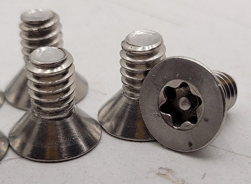 96x Stainless Steel T30 TORX Security Countersunk Machine Screw 1/4-20 x 1/4"
