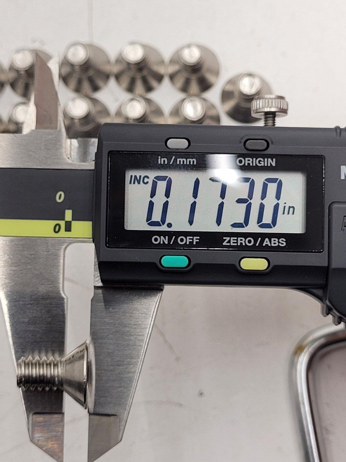 96x Stainless Steel T30 TORX Security Countersunk Machine Screw 1/4-20 x 1/4"