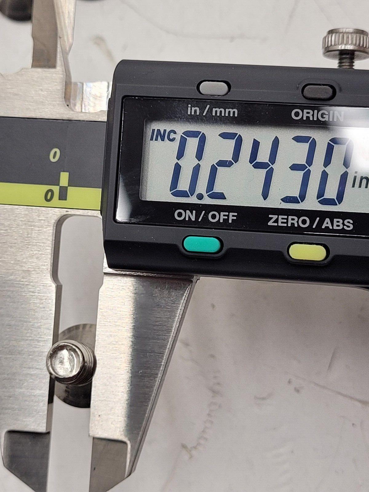 96x Stainless Steel T30 TORX Security Countersunk Machine Screw 1/4-20 x 1/4"