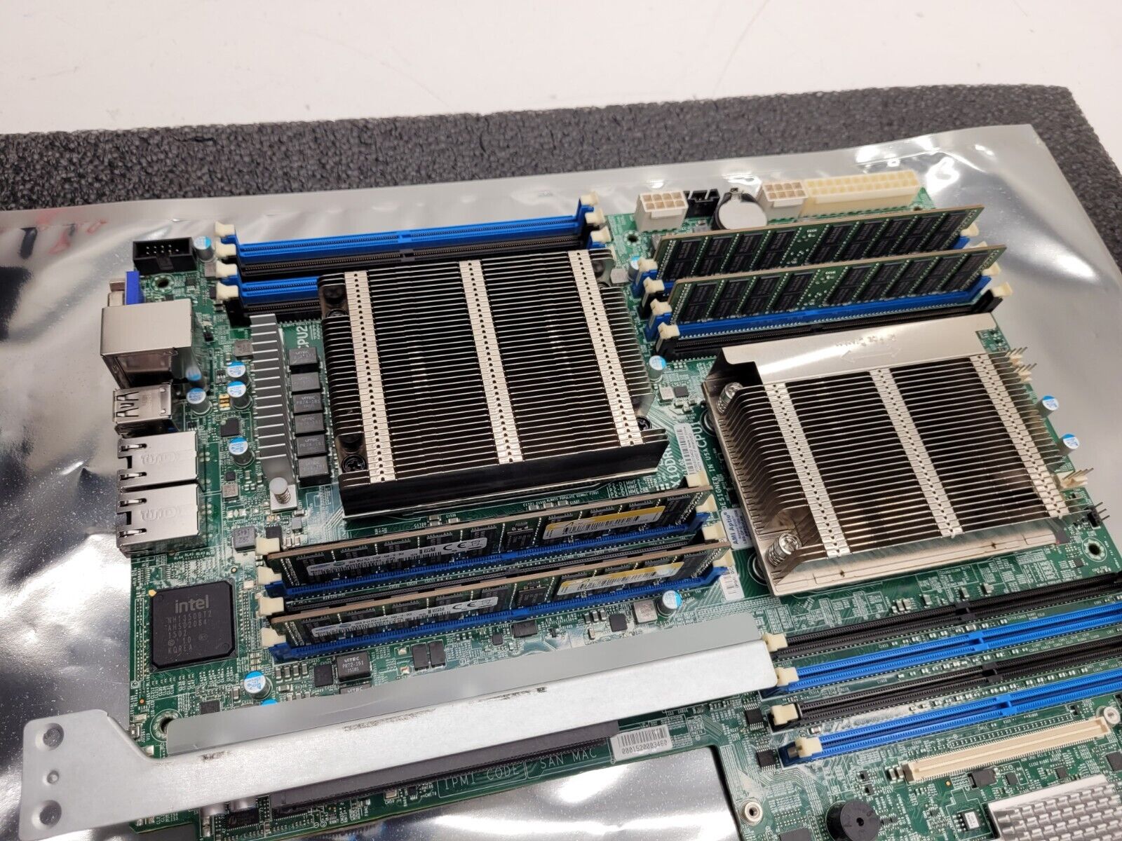 X10DRW-i Supermicro  Dual LGA2011 DDR4 Server Motherboard 2x E5-2630V3 64GB Ram