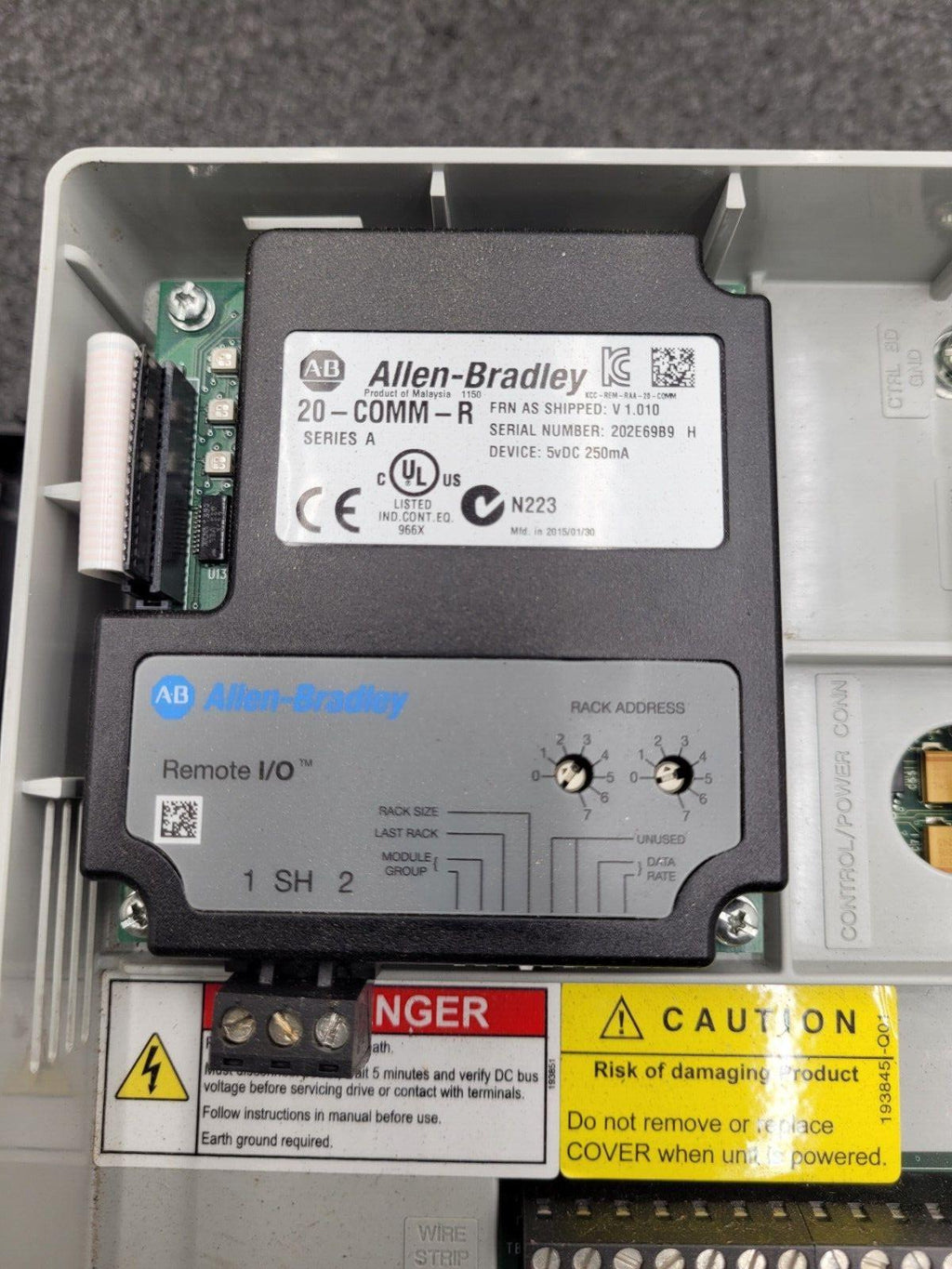 Allen Bradley 20AD5P0A3AYNNRNN /A PowerFlex 70 480V 3HP AC VFD Motor Drive
