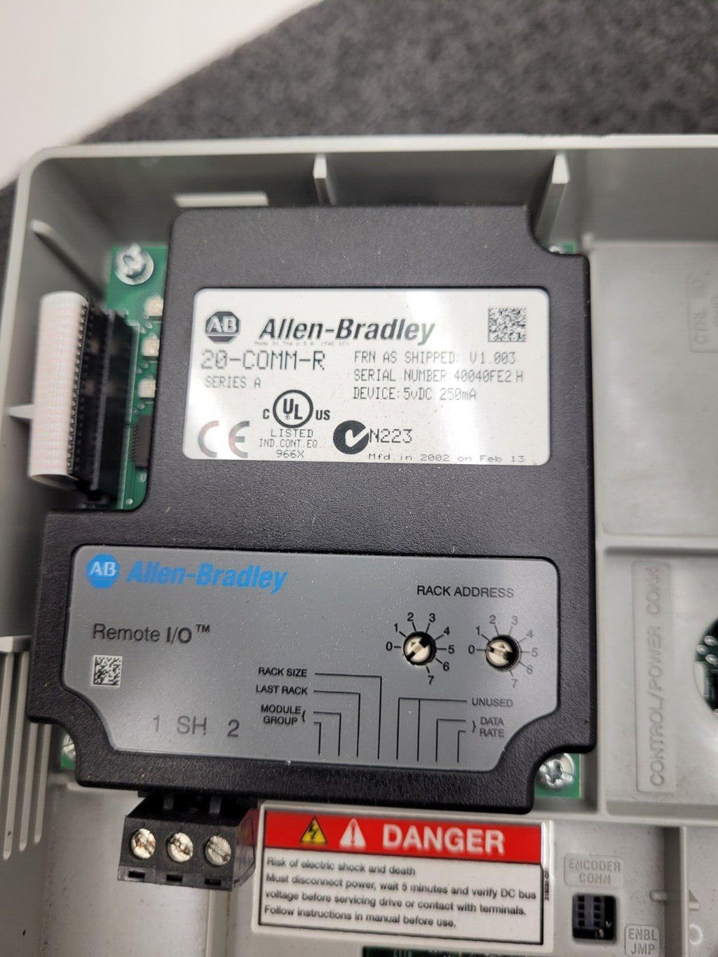 Allen Bradley 20AD8P0A0AYNNNC0 /A PowerFlex 70 480V 5HP AC VFD Motor Drive "B"