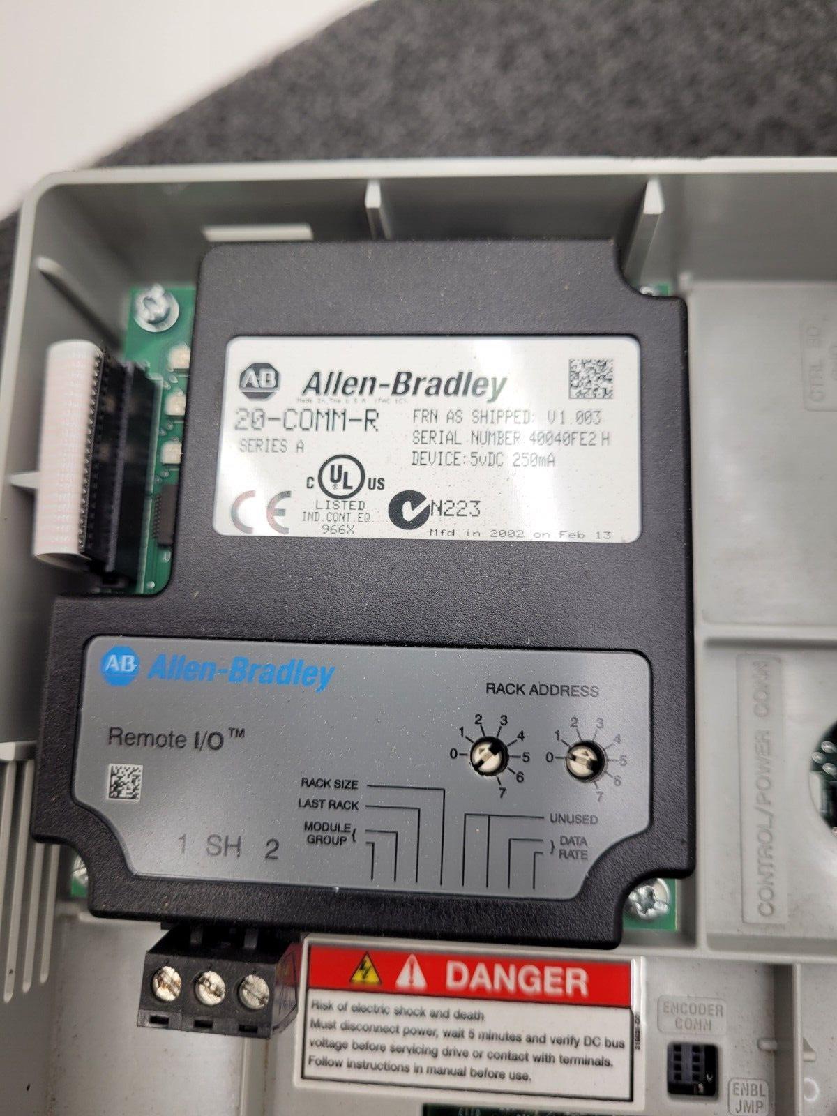 Allen Bradley 20AD8P0A0AYNNNC0 /A PowerFlex 70 480V 5HP AC VFD Motor Drive "B"