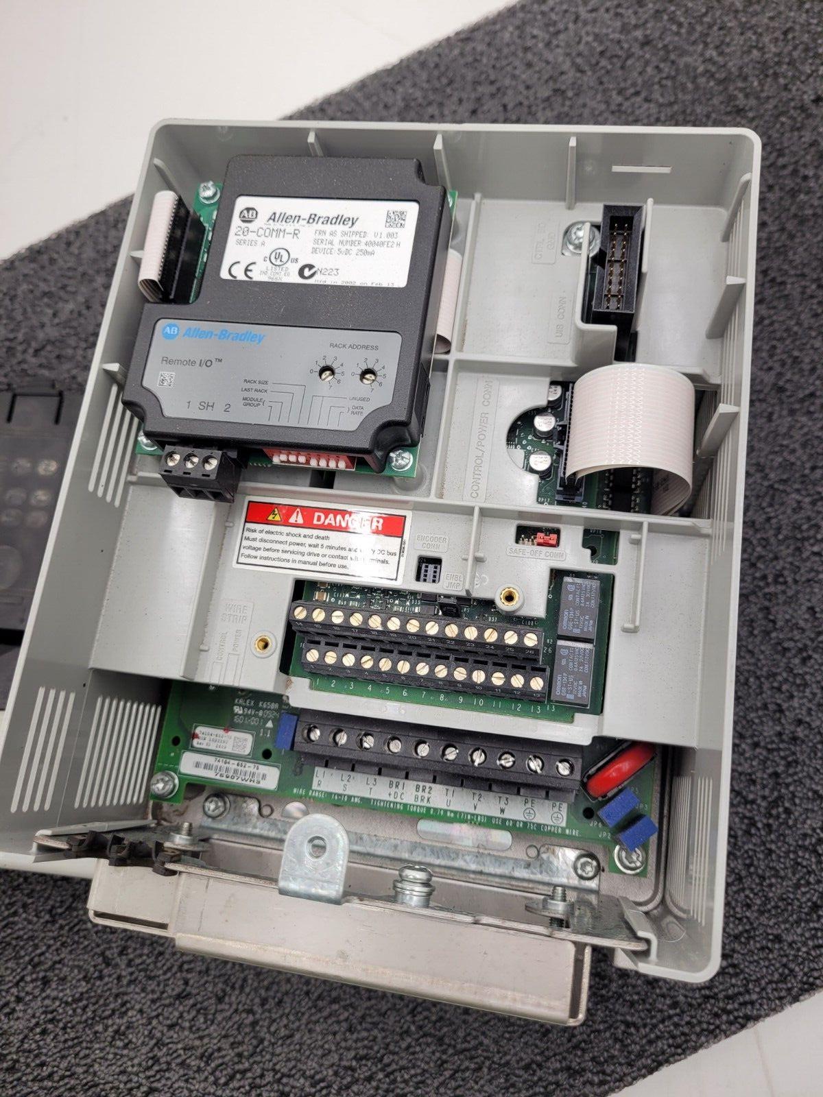 Allen Bradley 20AD8P0A0AYNNNC0 /A PowerFlex 70 480V 5HP AC VFD Motor Drive "B"