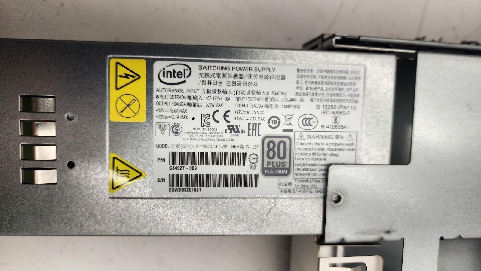 Intel S2600WF 1U 4-Bay LFF Workstation Server 2X Xeon Gold 6140 256GB Ram