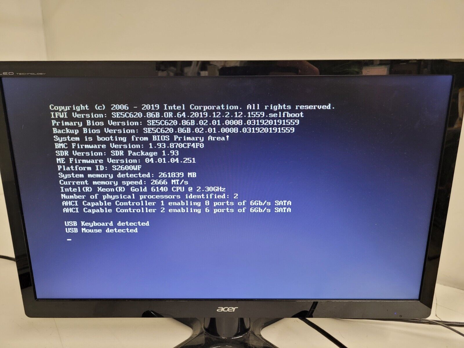 Intel S2600WF 1U 4-Bay LFF Workstation Server 2X Xeon Gold 6140 256GB Ram