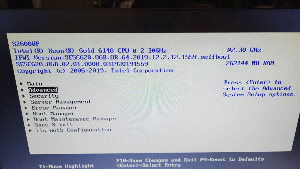 Intel S2600WF 1U 4-Bay LFF Workstation Server 2X Xeon Gold 6140 256GB Ram