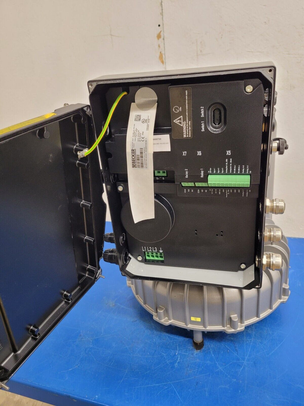 Becker SV 300/1 Regenerative Blower Vacuum Pump 10HP INV-MC4-7.50 Inverter Drive