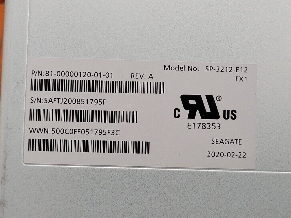 2U SP-3212 OneStor JBOD 12 Bay 3.5" Dual SAS 12Gbps Storage Array NIB