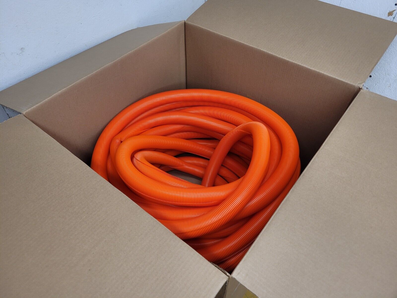 Panduit CLT188F-C3 Orange Currogated Slit Wall Wrap Cable Tubing 100FT 1.88" D