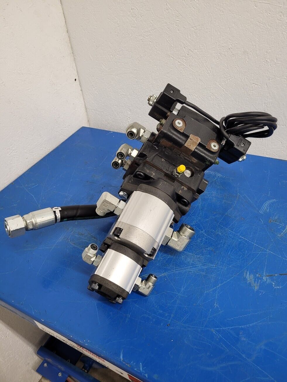 Poclain Hydraulics B47581S 3x Hydraulic Pump Stack CCW Rotation Unit E