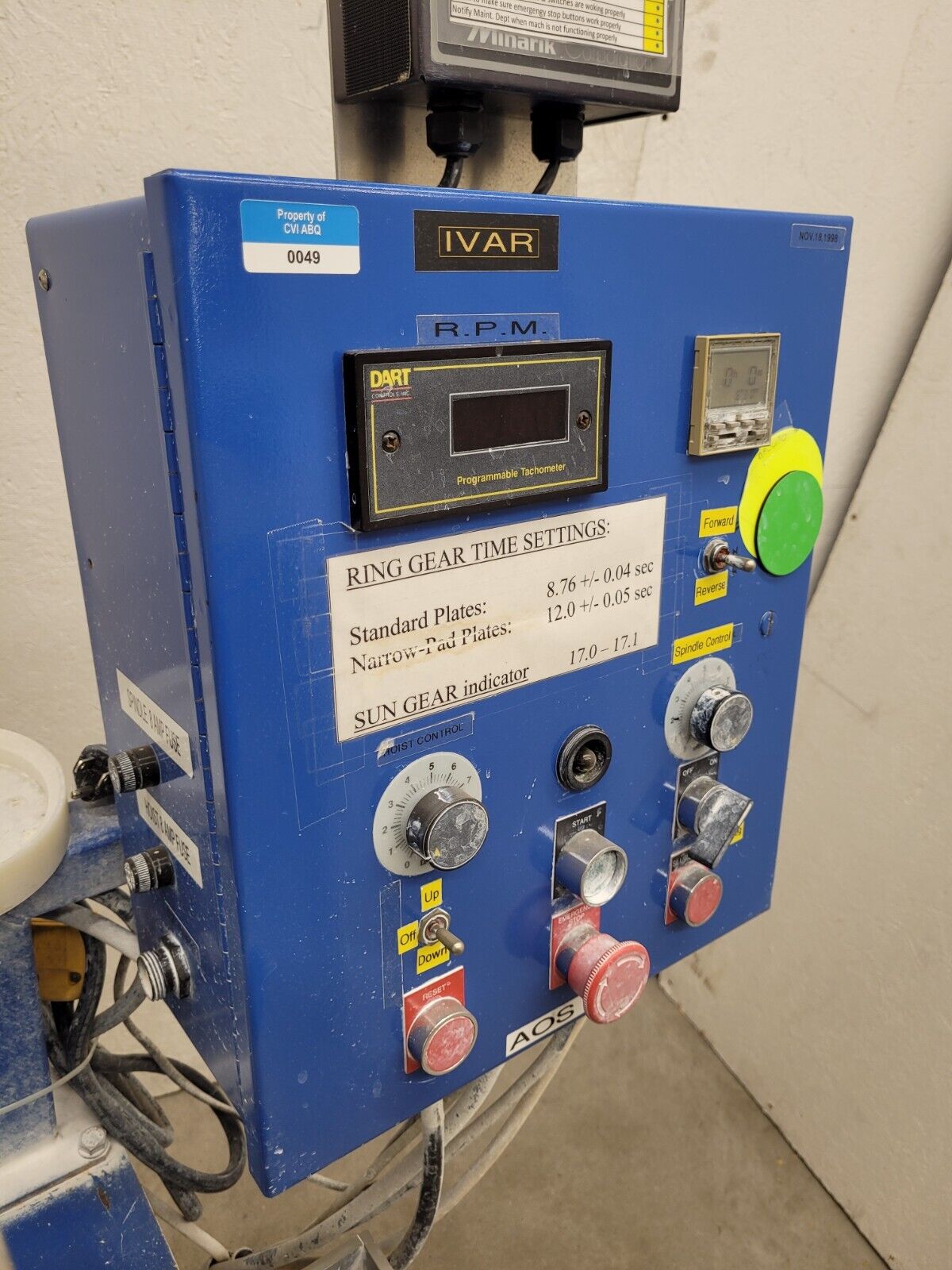 15" Double Sided Lapping Polisher Machine AOS118