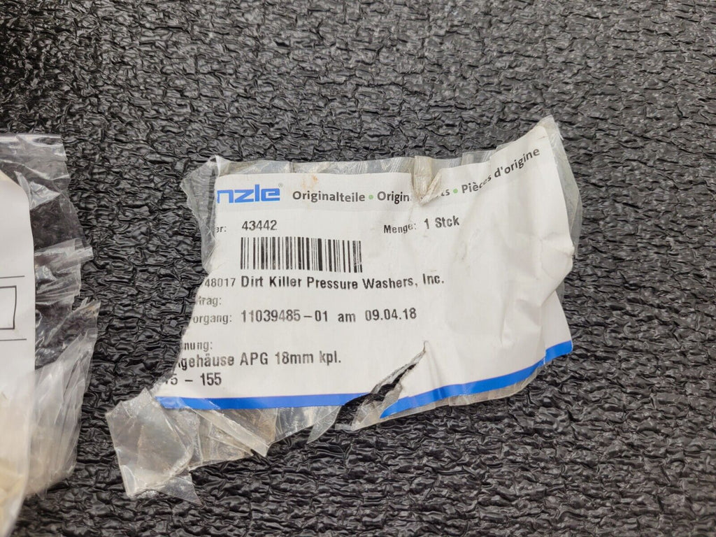Kranzle 43442 Valve Casing APG pump 18mm Complete K115 K125 K135 K155