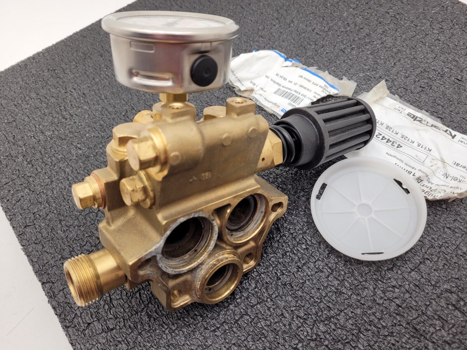 Kranzle 43442 Valve Casing APG pump 18mm Complete K115 K125 K135 K155