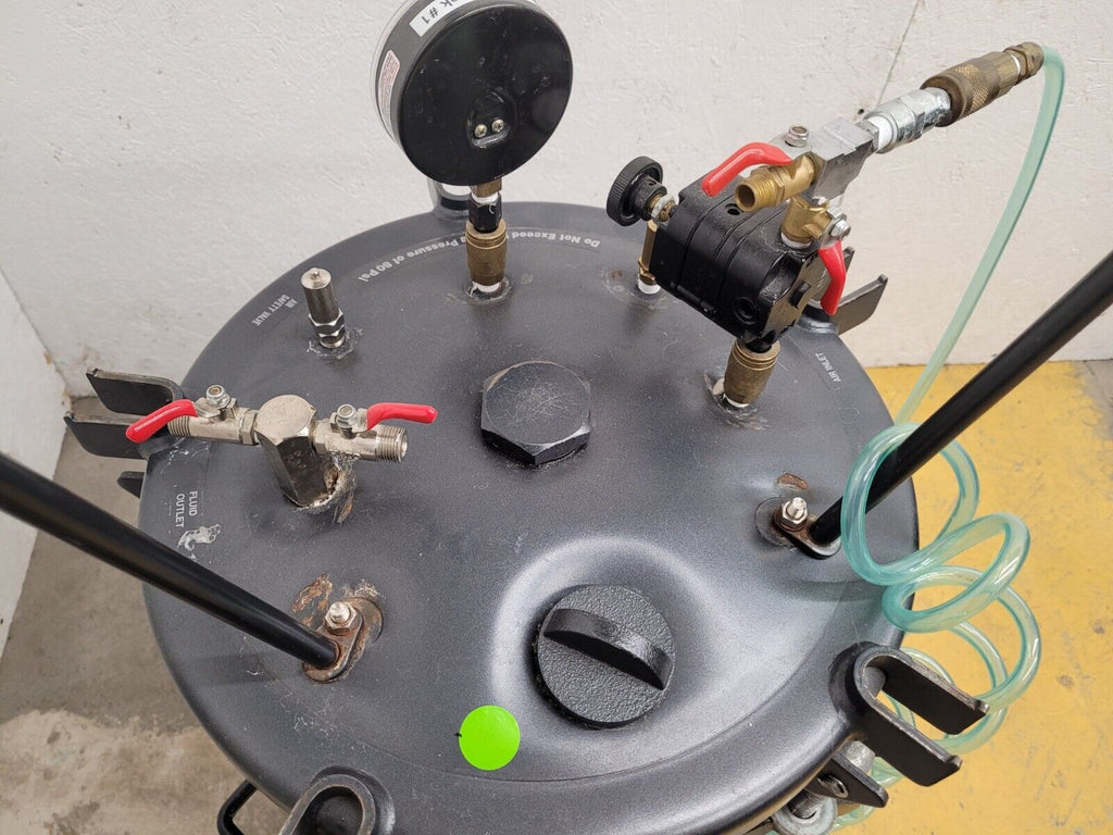 C.A. TECHNOLOGIES Mold Making Paint Pressure Pot Tank 15 Gallon 51700 80PSI