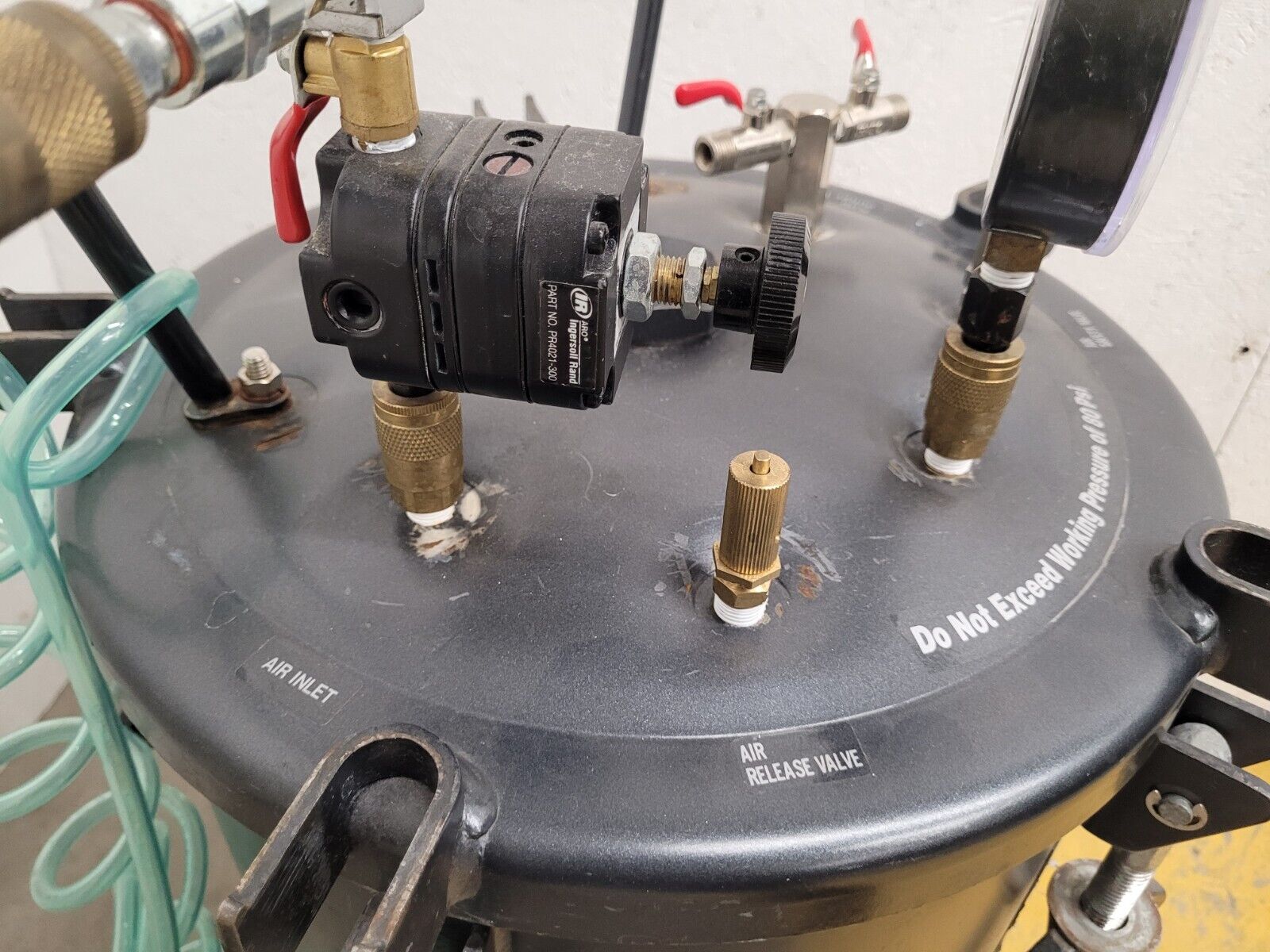 C.A. TECHNOLOGIES Mold Making Paint Pressure Pot Tank 15 Gallon 51700 80PSI