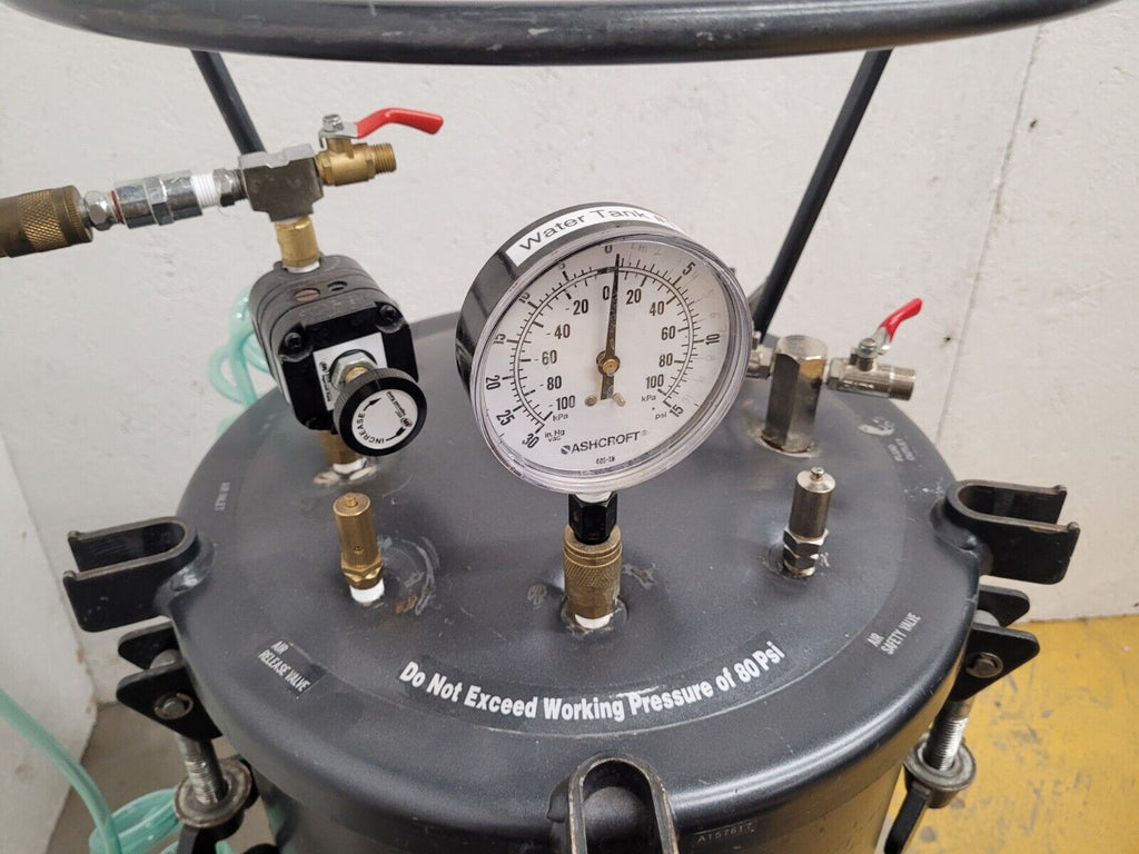 C.A. TECHNOLOGIES Mold Making Paint Pressure Pot Tank 15 Gallon 51700 80PSI