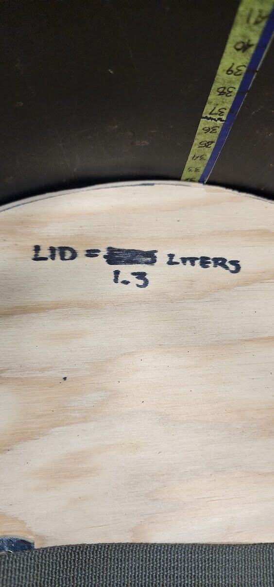 C.A. TECHNOLOGIES Internal Volume Displacement Test Tank 15 Gallon 51700 80PSI