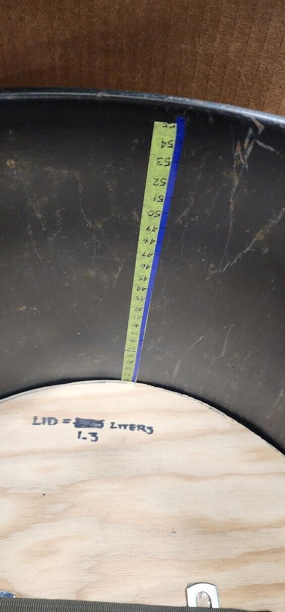 C.A. TECHNOLOGIES Internal Volume Displacement Test Tank 15 Gallon 51700 80PSI