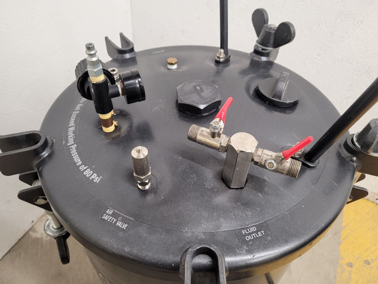 C.A. TECHNOLOGIES Internal Volume Displacement Test Tank 15 Gallon 51700 80PSI