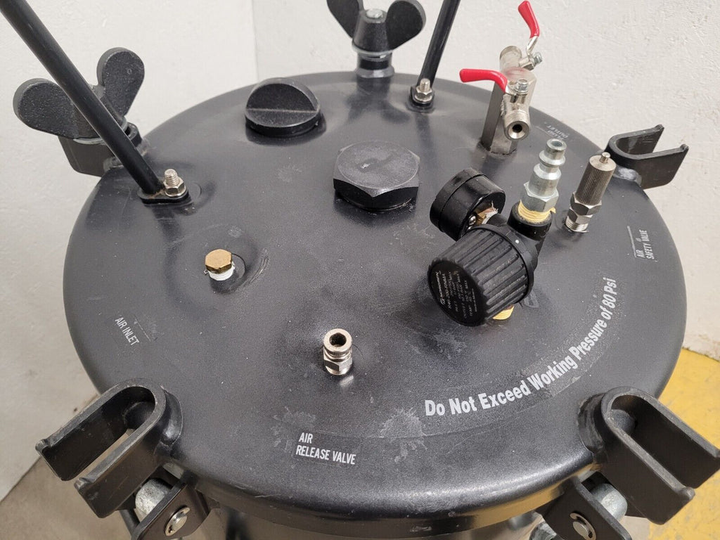 C.A. TECHNOLOGIES Internal Volume Displacement Test Tank 15 Gallon 51700 80PSI