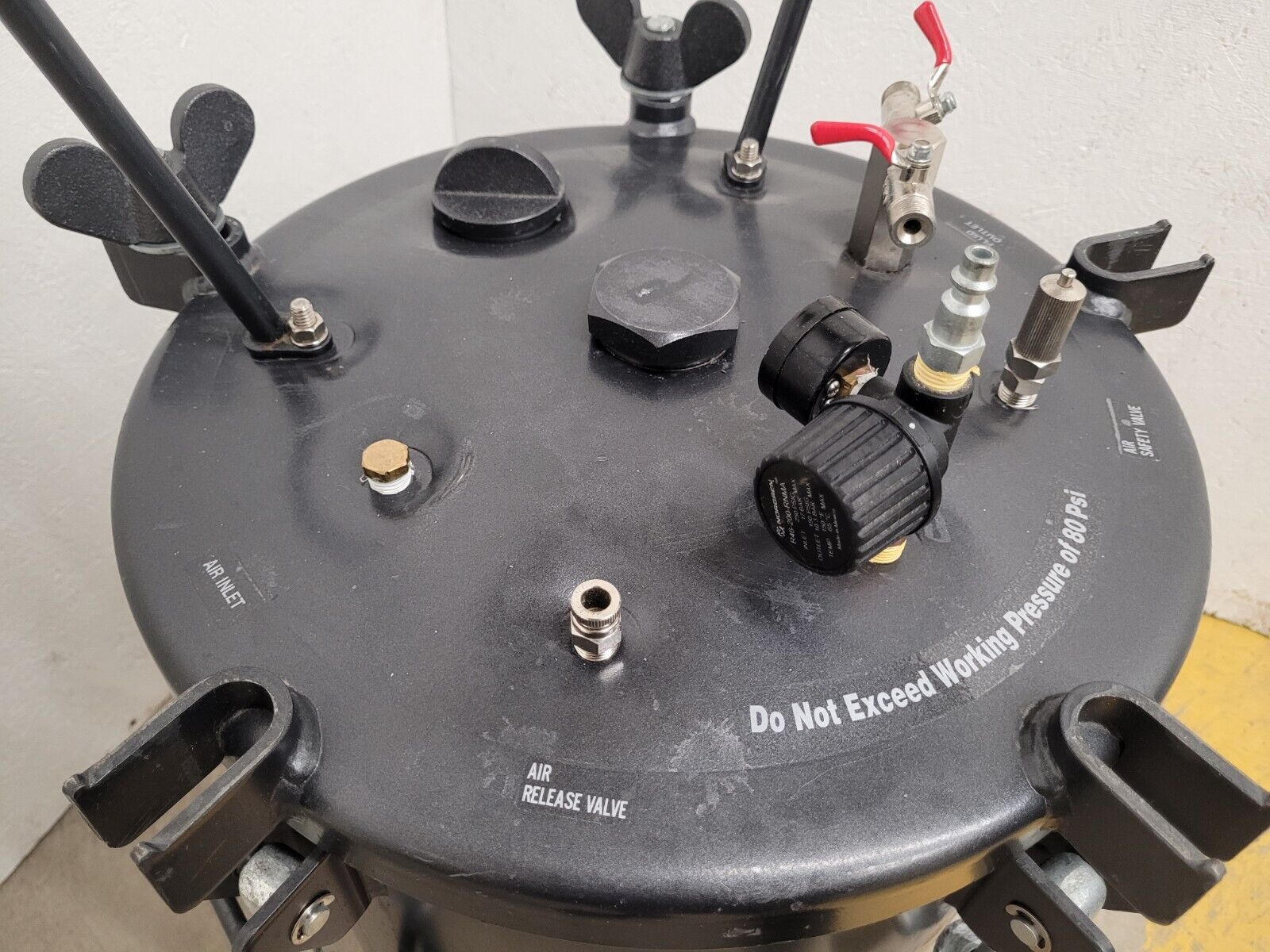 C.A. TECHNOLOGIES Internal Volume Displacement Test Tank 15 Gallon 51700 80PSI