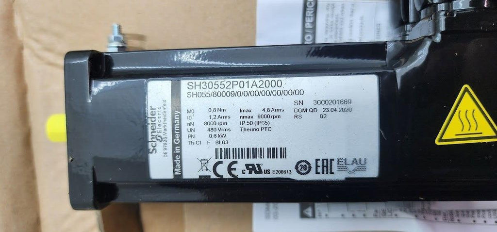 New Schneider Electric SH30552P01A2000 AC Servo Motor 8000rpm