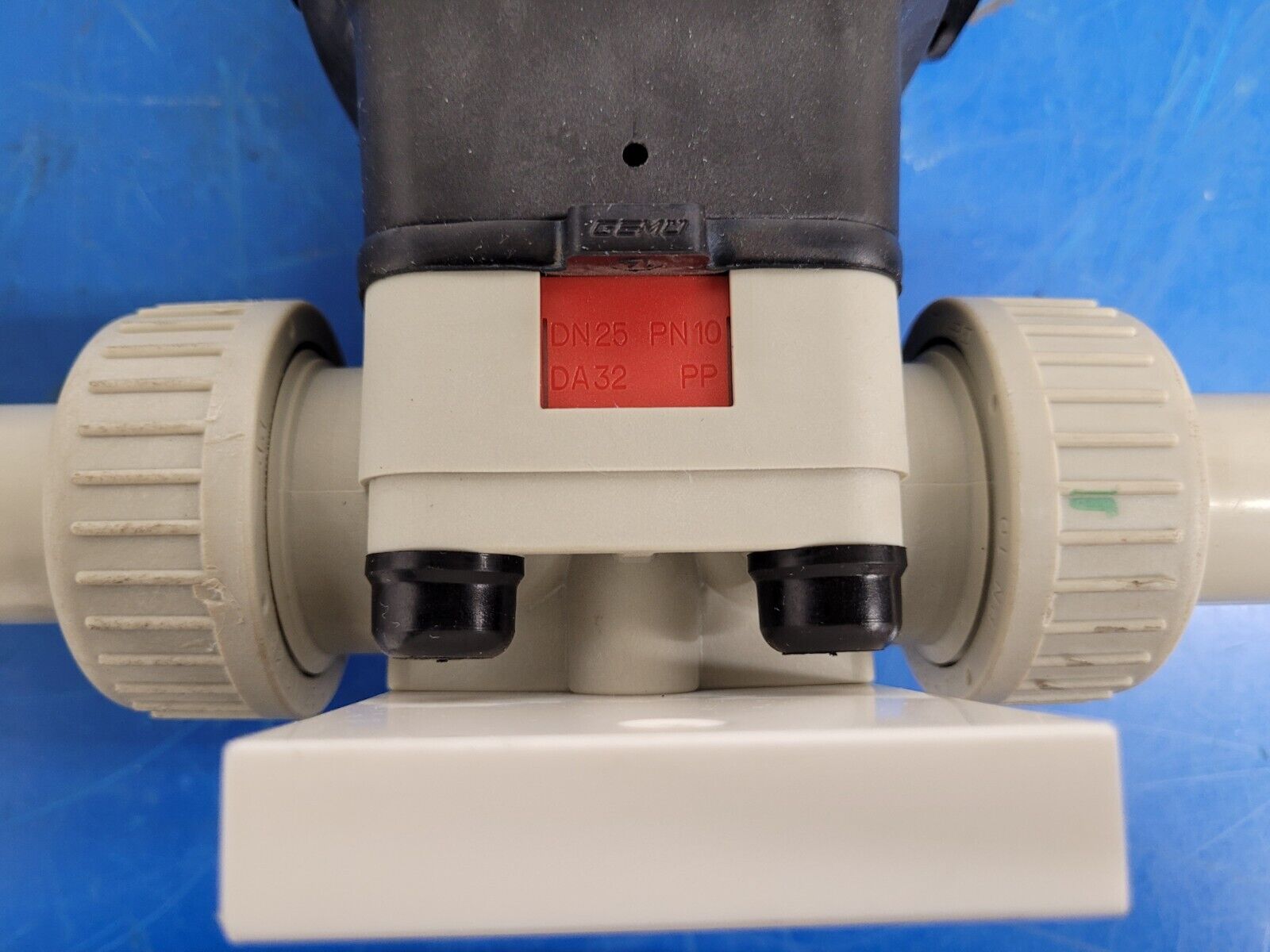 Lot of 3 Gemu Typ 630 Diaphragm Valve Pneumatic Actuated DN 25 PN10 DA32 PP EPDM