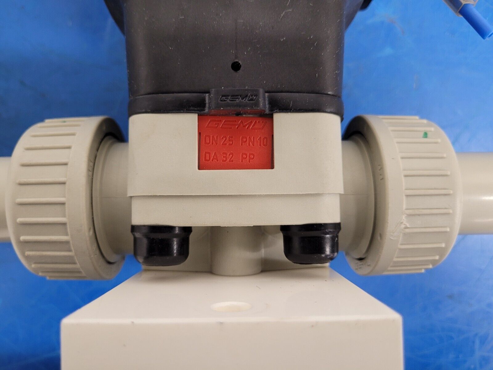 Lot of 3 Gemu Typ 630 Diaphragm Valve Pneumatic Actuated DN 25 PN10 DA32 PP EPDM