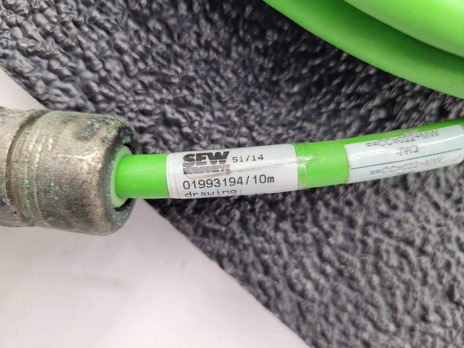 SEW Eurodrive Servo Motor Encoder Signal Feedback Cable 01993194/10M