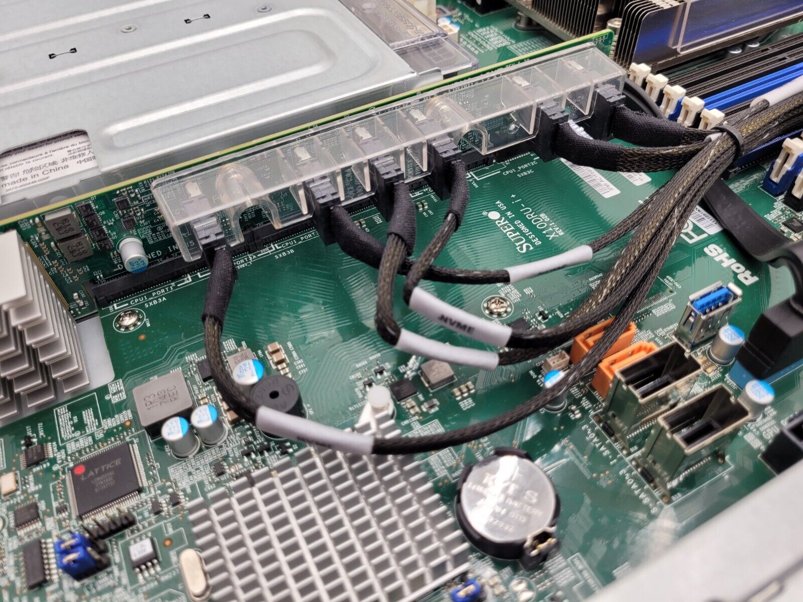 Supermicro 1U 10 Bay SFF X10DRU-i+ 10x NVMe 2x Intel E5-2620 V4 32GB 2133Mhz Ram